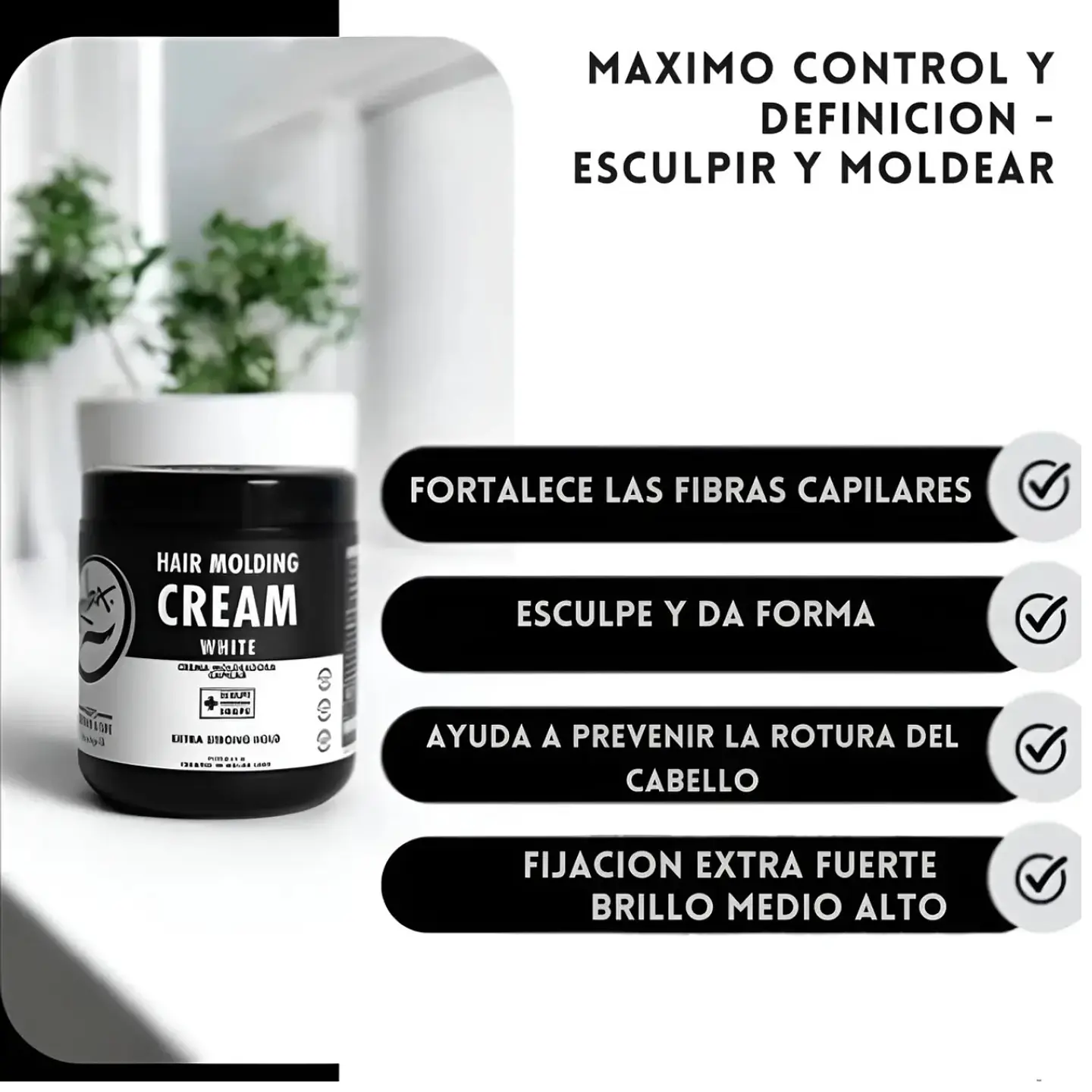 Crema Moldeadora Rolda Cabello Fijacion Extra-fuerte 500gr 3