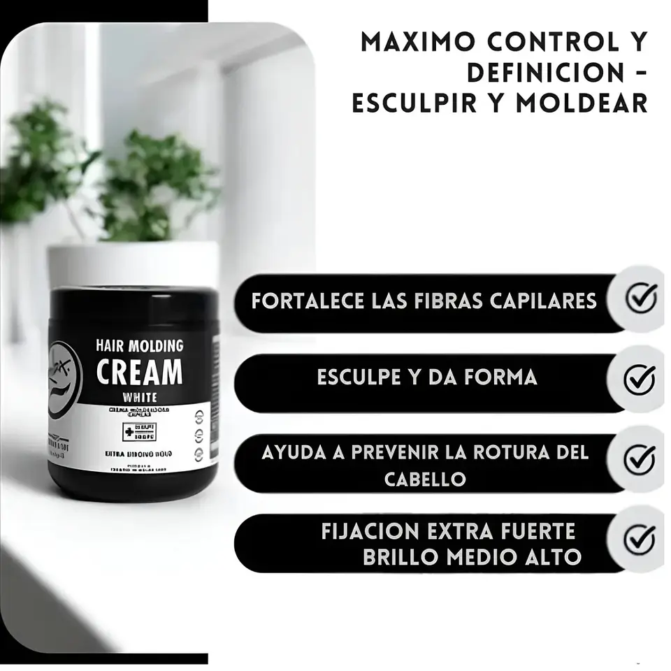 Crema Moldeadora Rolda Cabello Fijacion Extra-fuerte 500gr 3