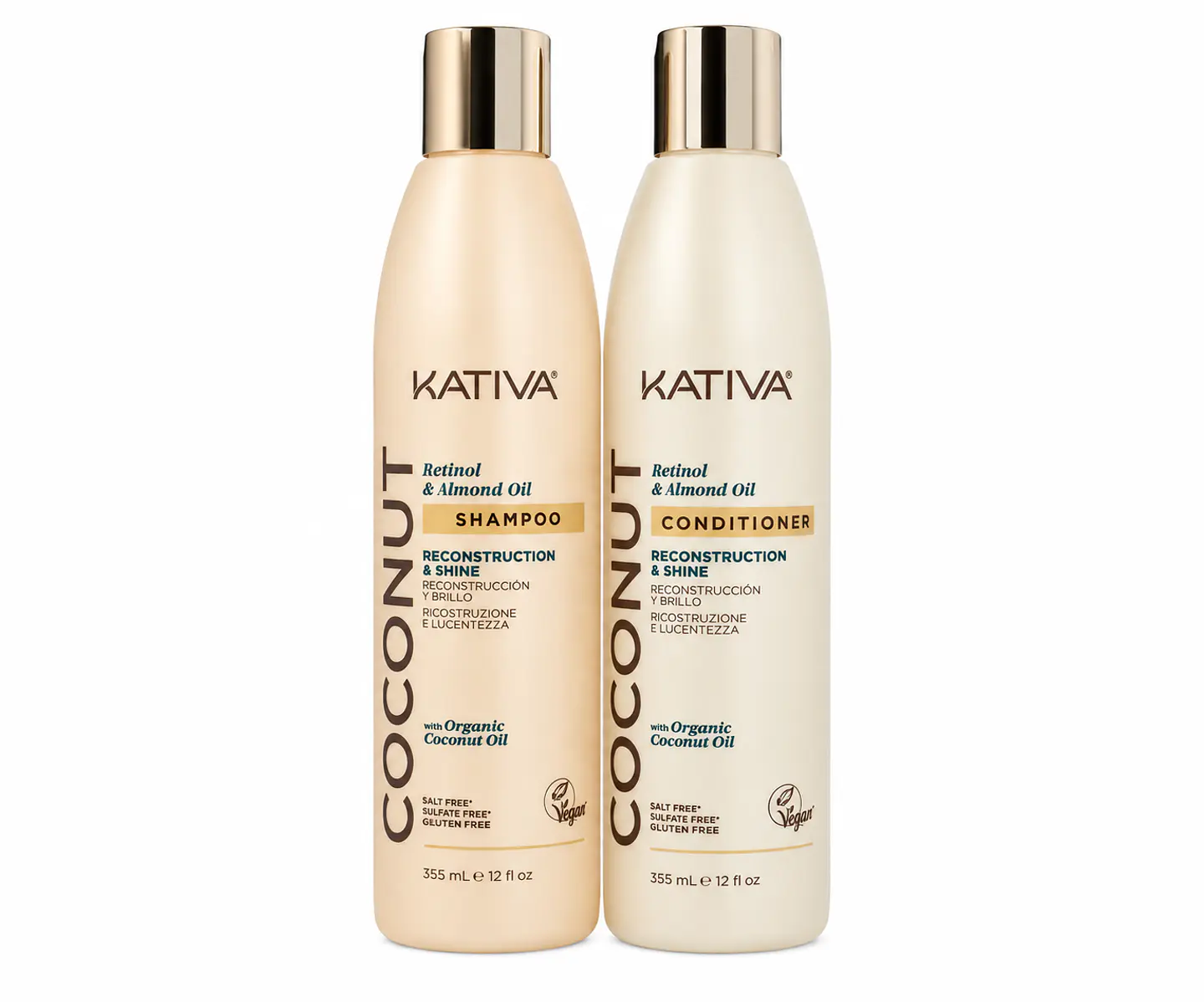 Pack Shampoo Acondicionador Coconut Kativa 1