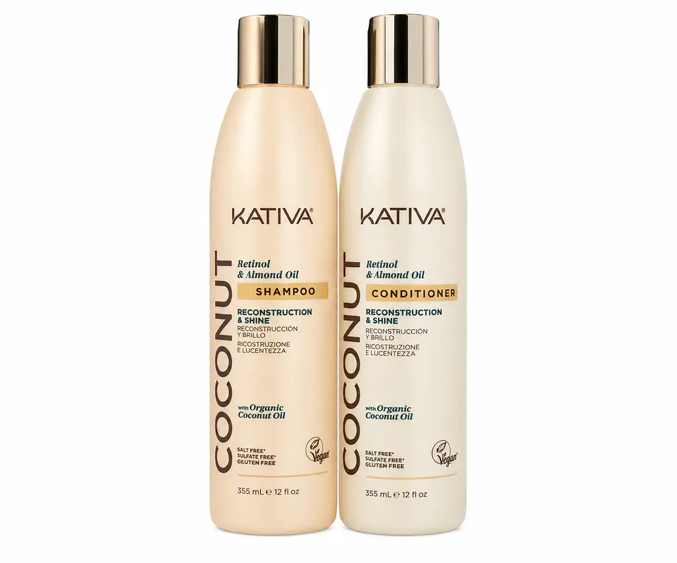 Pack Shampoo Acondicionador Coconut Kativa 1