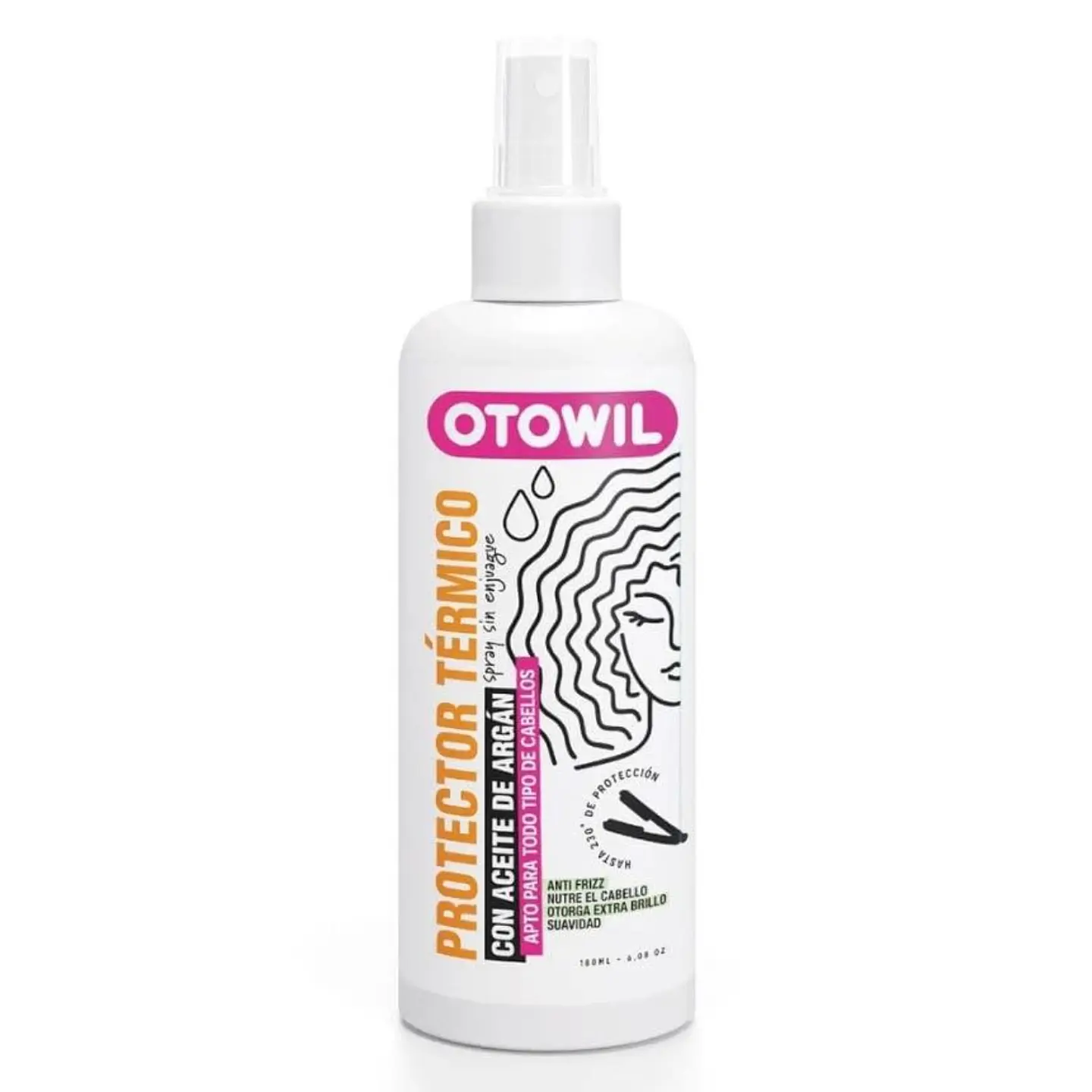 Protector Térmico con Aceite de Argán Anti Frizz Otowil 1