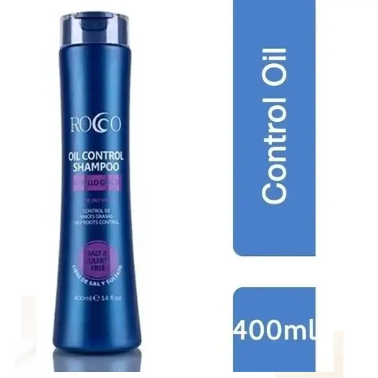 Shampoo Rocco Sin Sal Oil Control para Cabello Graso 400ml 2