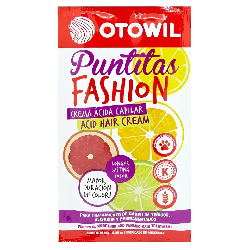 Crema Ácida Capilar Selladora P Fashion Otowil Sachet 25g 1