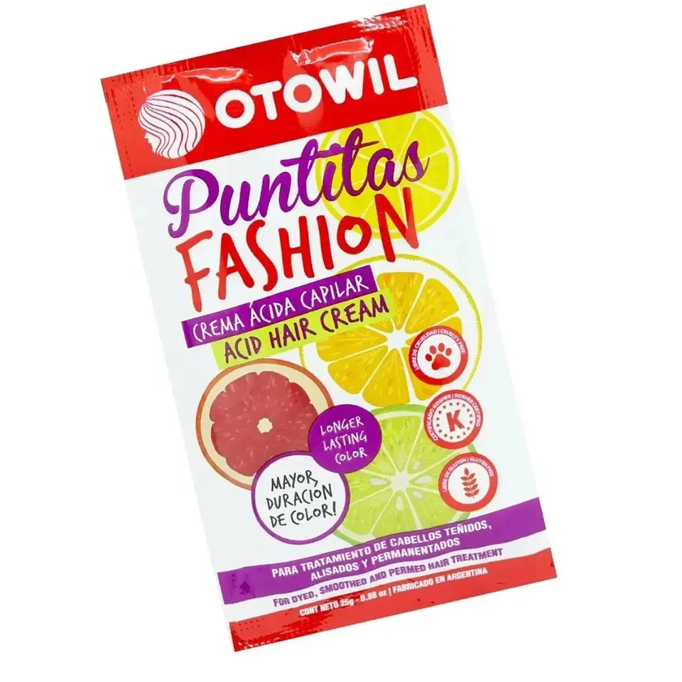 Crema Ácida Capilar Selladora P Fashion Otowil Sachet 25g 3
