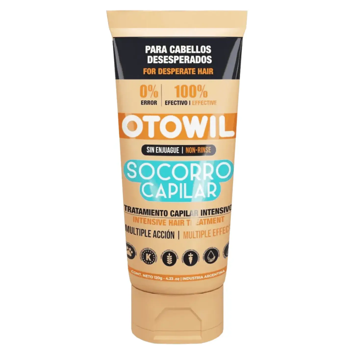 Socorro Capilar Tratamiento Intensivo Sin Enjuague Otowil 120gr 1
