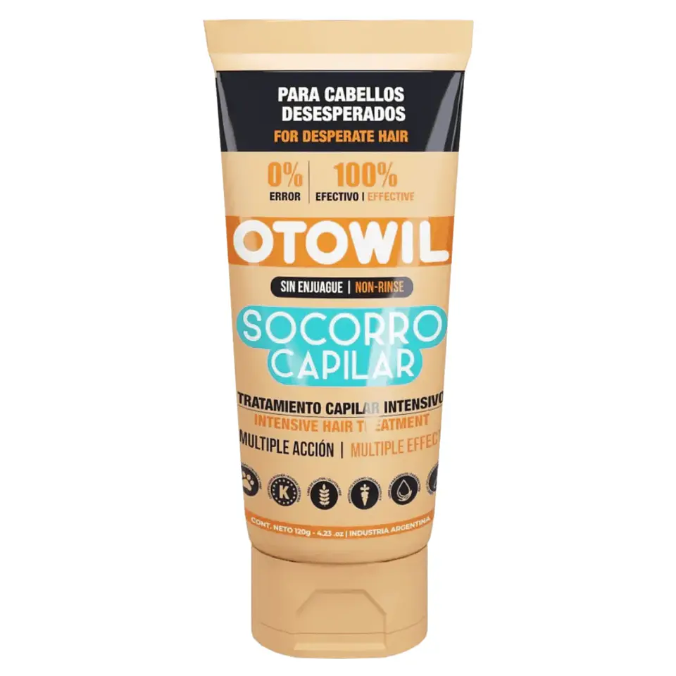 Socorro Capilar Tratamiento Intensivo Sin Enjuague Otowil 120gr 1