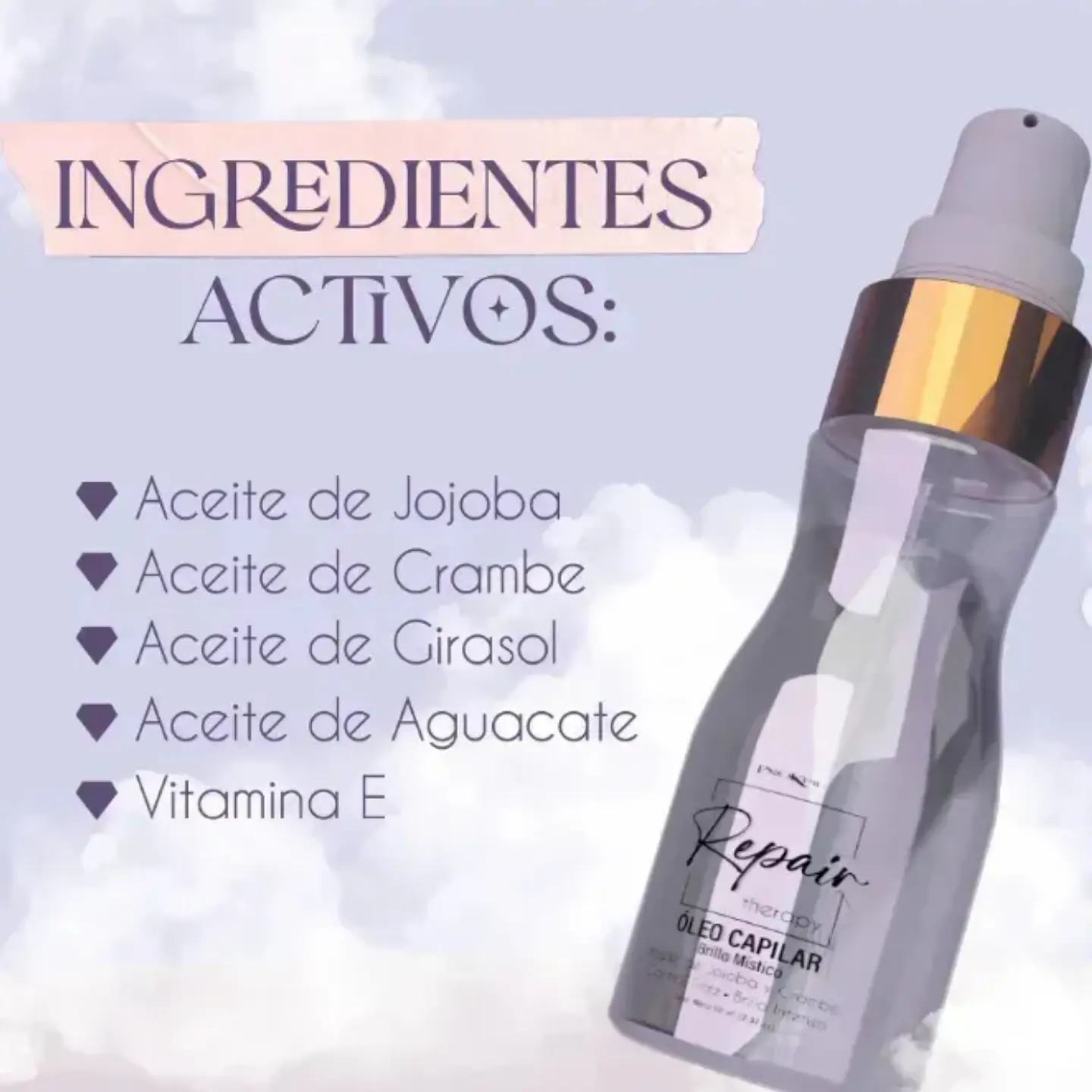 Óleo Capilar Brillo Místico Repair Prokpil 60ml 3