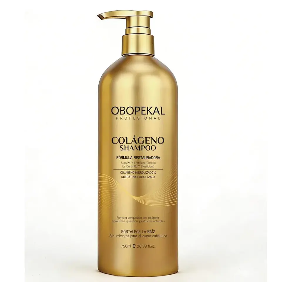 Kit Obopekal Colágeno Shampoo, Mascarilla Serum Restauracion 2