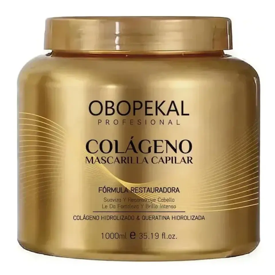 Kit Obopekal Colágeno Shampoo, Mascarilla Serum Restauracion 3