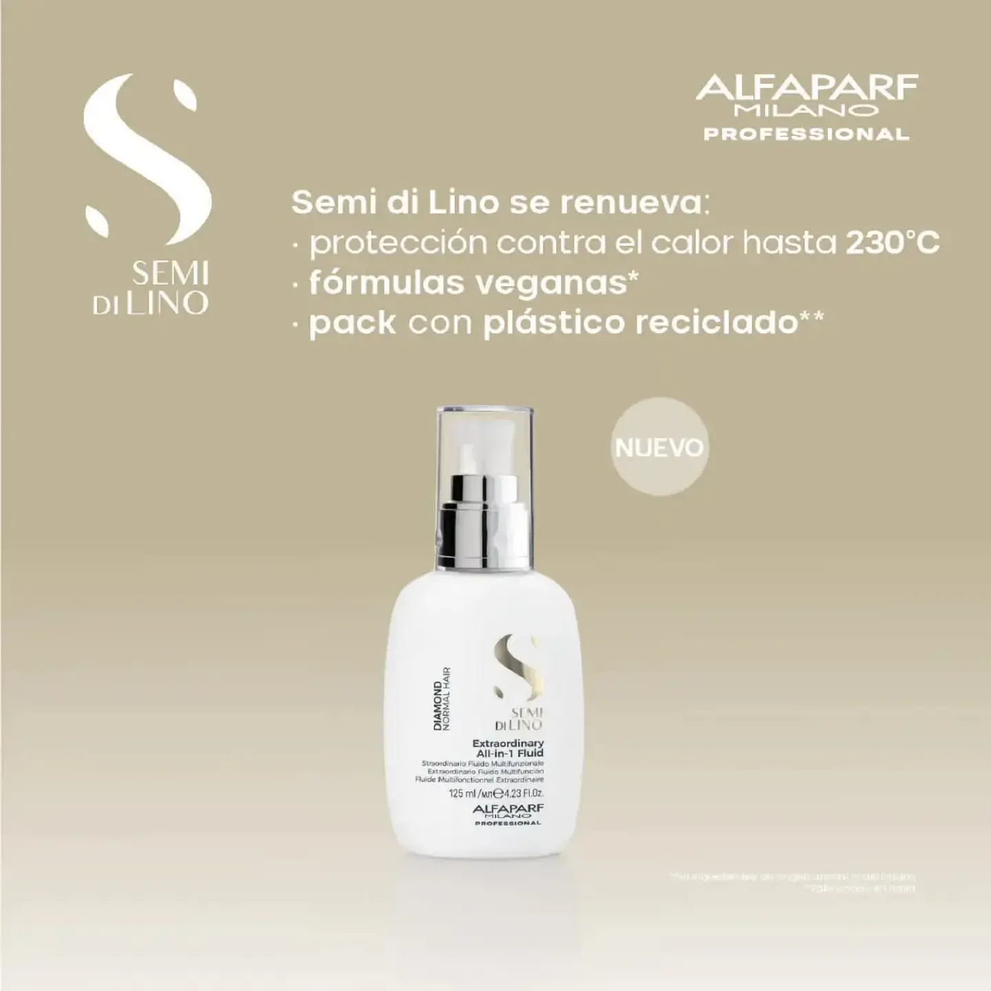 Fluido Leave-in Multifuncional Diamond Alfaparf Milano 125ml 2