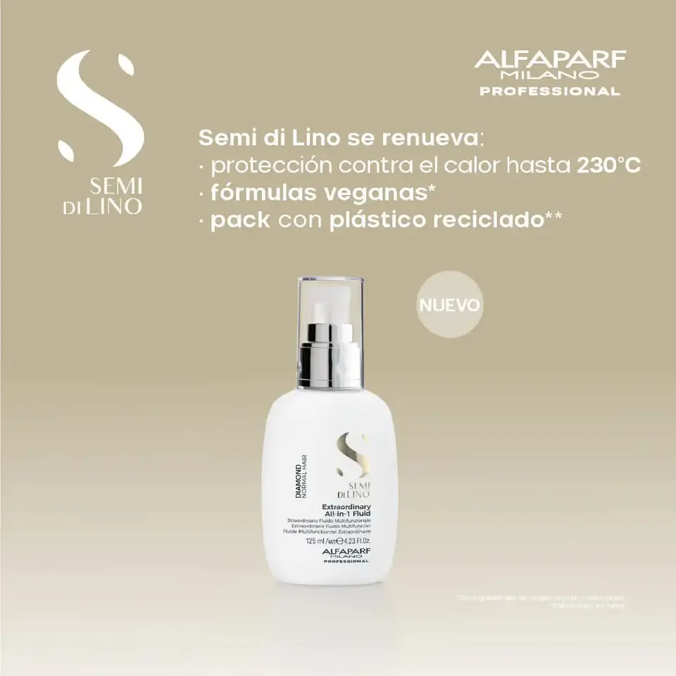  Fluido Leave-in Multifuncional Diamond Alfaparf Milano 125ml 2