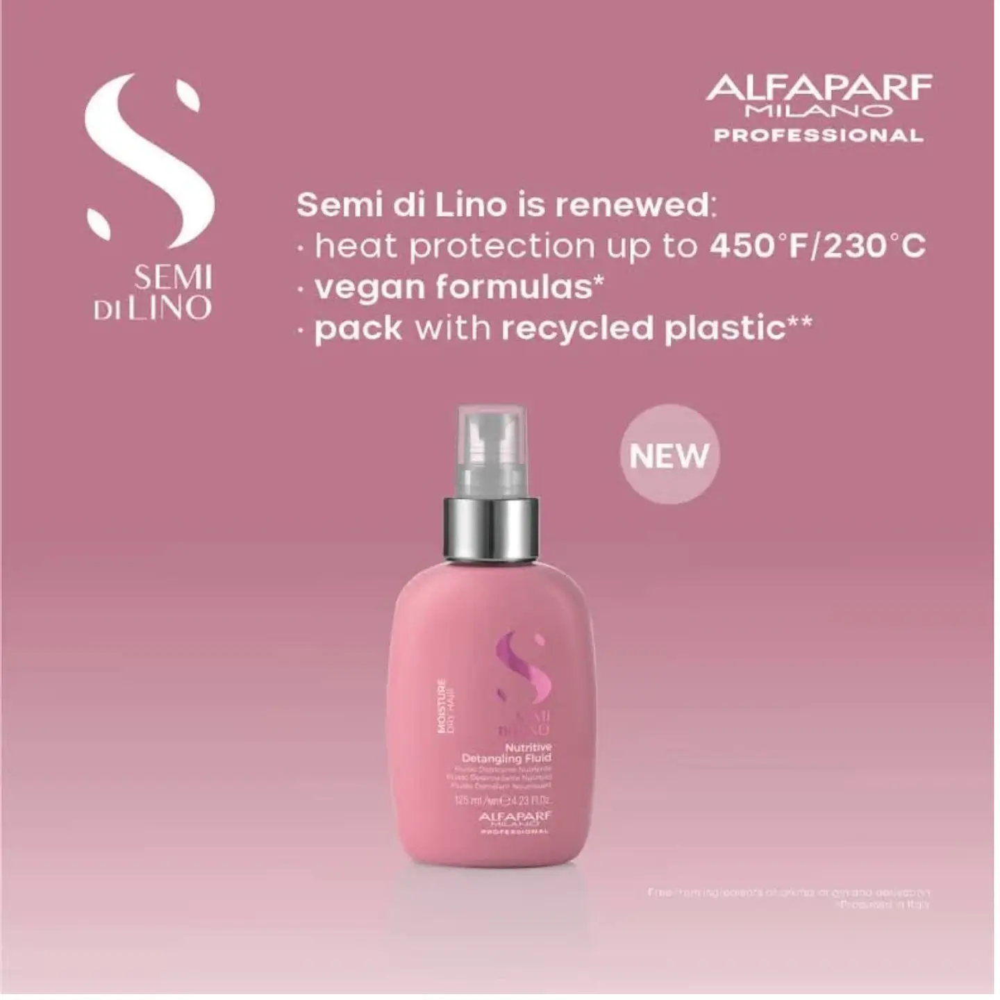 Fluido Desenredante Nutritivo Semi Di Lino Alfaparf 125ml 3