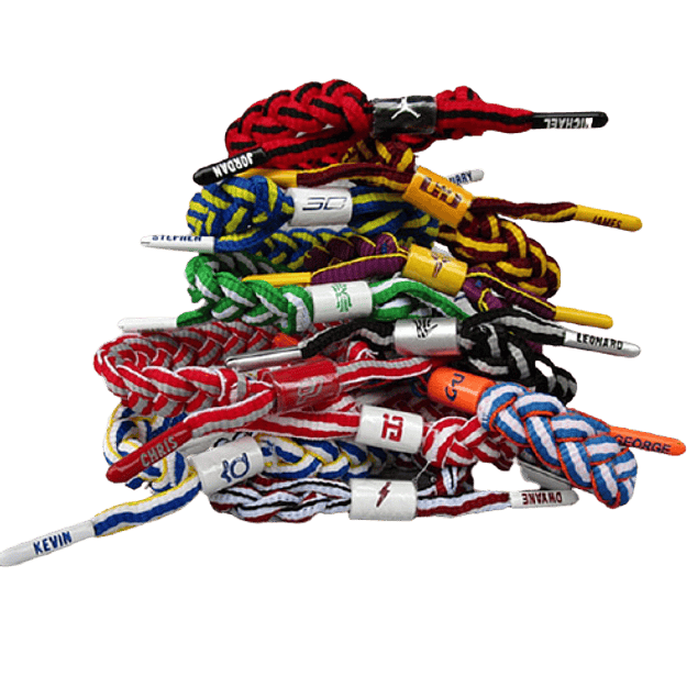 Pulseras NBA JUGADORES cordón trenzada