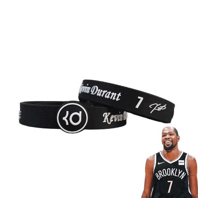 Pulseras NBA Jugadores silicona ajustable