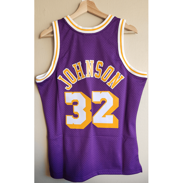 ﻿Camiseta NBA Magic Johnson HWC Swingman (Los Angeles Lakers 84-85) Original