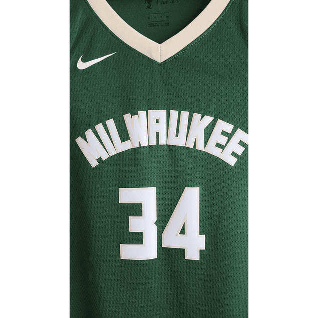 presumir sabor dulce salario Camiseta NBA Giannis Antetokounmpo Milwaukee Bucks
