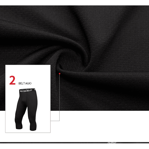 Calza 3/4 de compresión Pro Combat