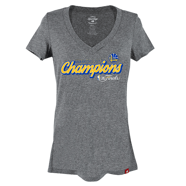 Polera Golden State Warriors Sportiqe NBA Finals Champions para Mujer