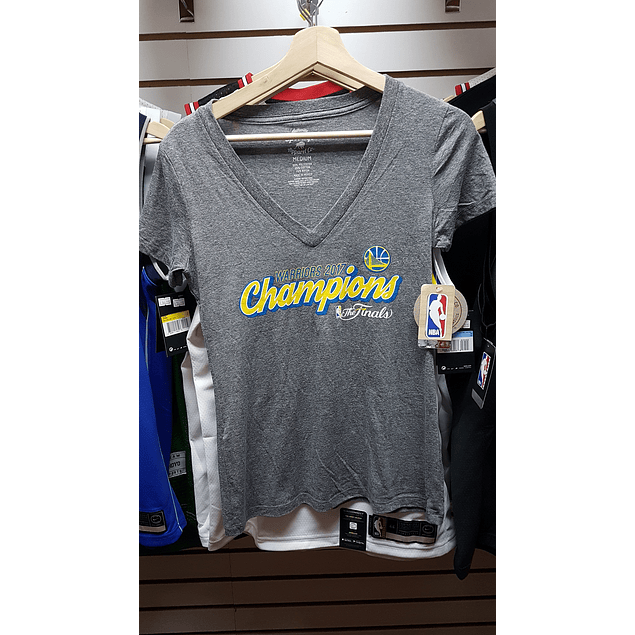 Polera Golden State Warriors Sportiqe NBA Finals Champions para Mujer