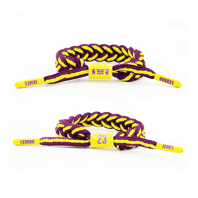 Pulseras NBA JUGADORES cordón trenzada