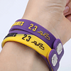 Pulseras NBA Jugadores silicona ajustable