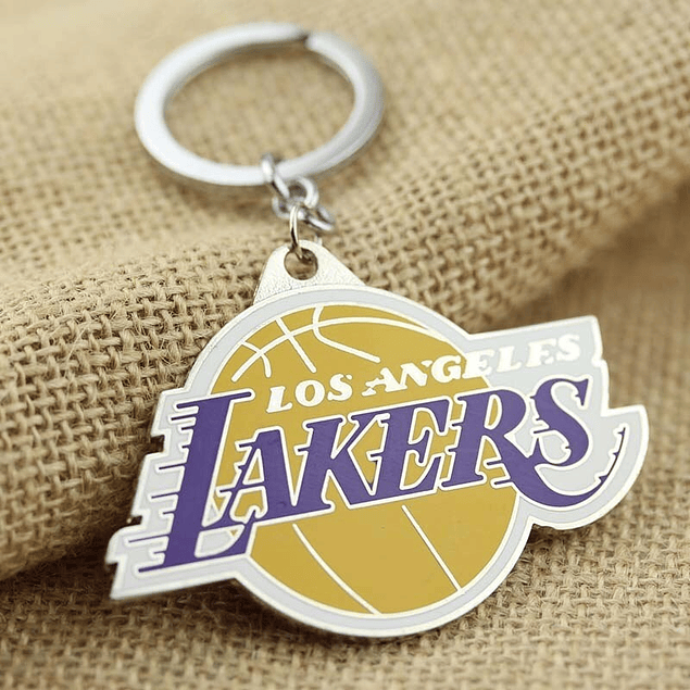 Llaveros NBA Metal de Color