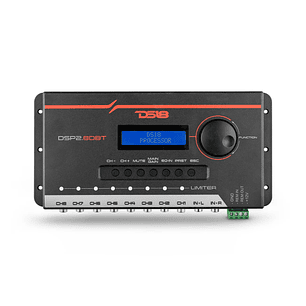 Procesador de sonido digital con Bluetooth y pantalla LCD