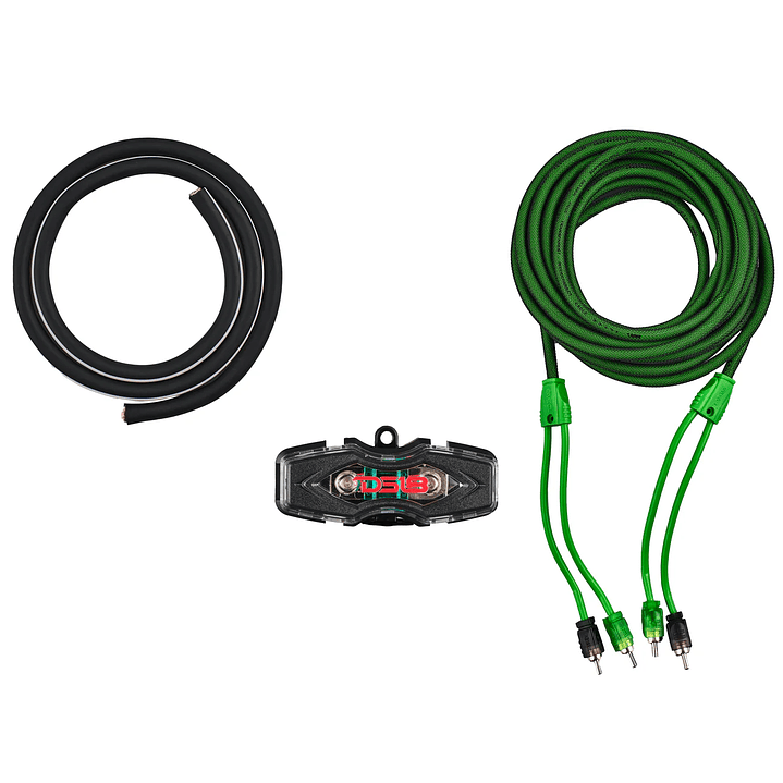 Kit de instalación de amplificador 4-GA - Verde 3