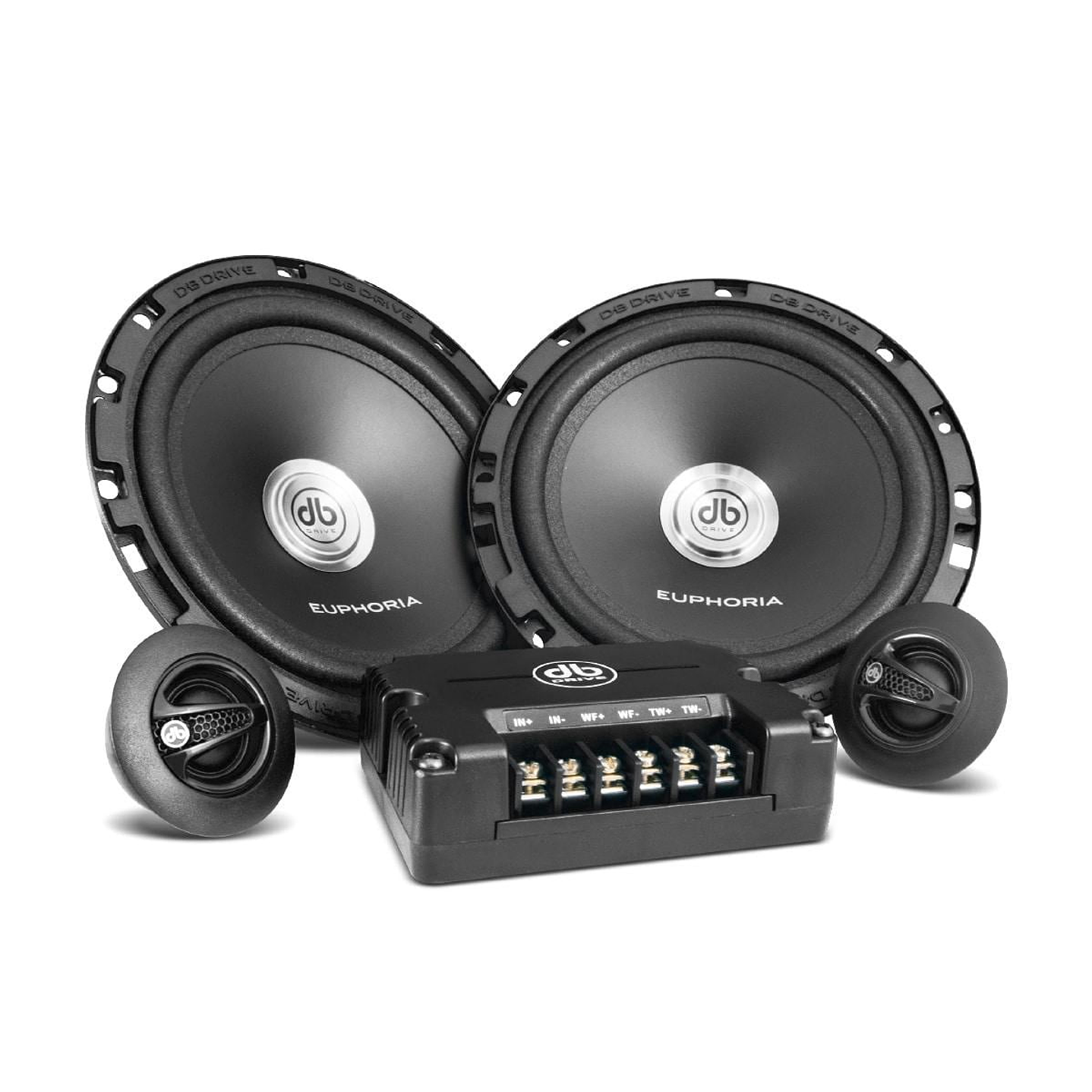 Componentes ES5 6C Db Drive Euphoria 6,5” 195 watts 85RMS 4 ohms 2 vías con Crossovers