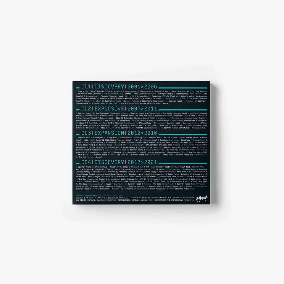 Álbum Brennan Heart 20 Years 2001-2021 (4CD) 3