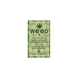 Sachet lubricante weed unisex
