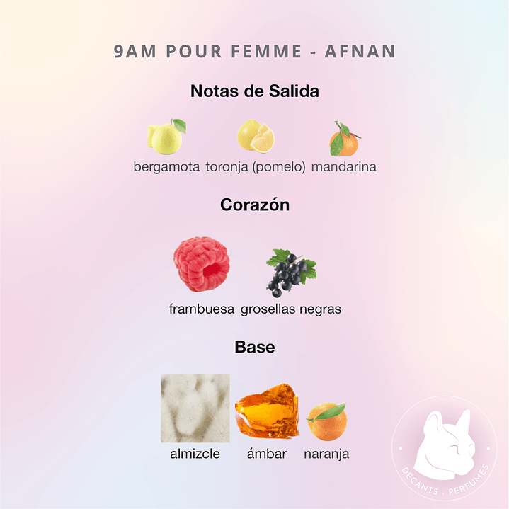 Decant 9am Pour Femme - Afnan 2