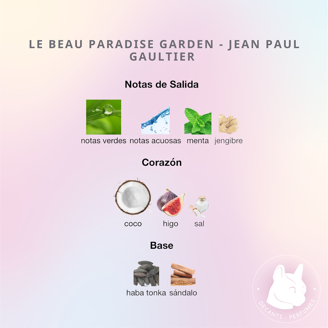 Decant Le Beau Paradise Garden - Jean Paul Gaultier 2