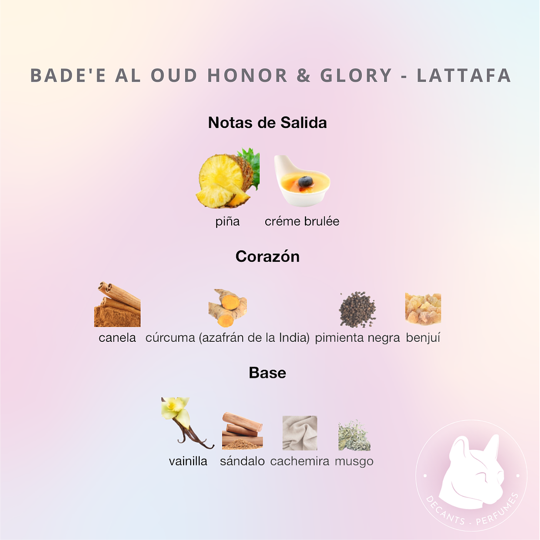 Decant Bade'e Al Oud Honor & Glory - Lattafa - Unisex 2