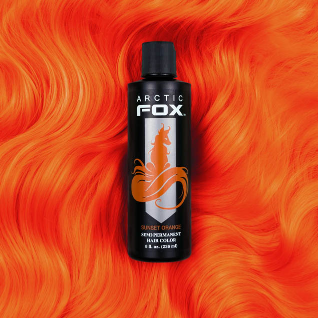 Sunset Orange 4oz - Arctic Fox Semi-Permanent Hair Colors