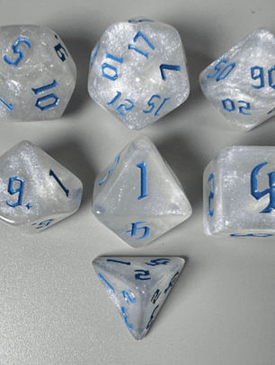 Dado Stardust con números de colores