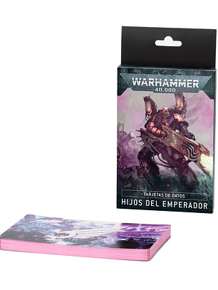 Emperor's Children: Tarjetas de Datos (datasheets cards)