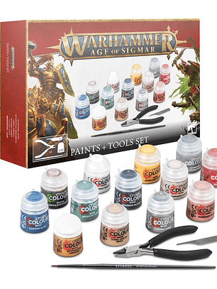 Age of Sigmar: Pinturas + Set de Herramientas