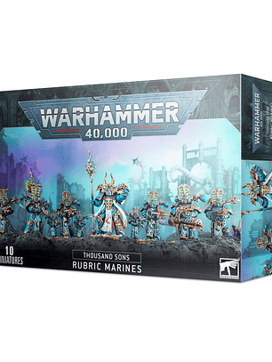 Mil Hijos: Marines rubricos (Thousand sons rubric marines)
