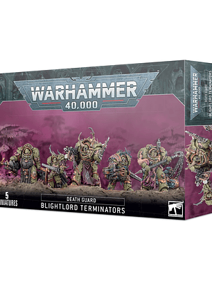 Death Guard: Blightlord Terminators (Exterminadores dominaplagas)