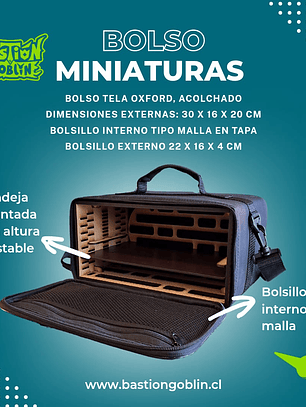 Bolso para miniaturas 