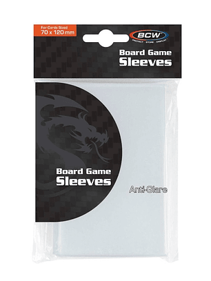 BOARD GAME SLEEVES - 70MM X 120MM - ANTI-GLARE