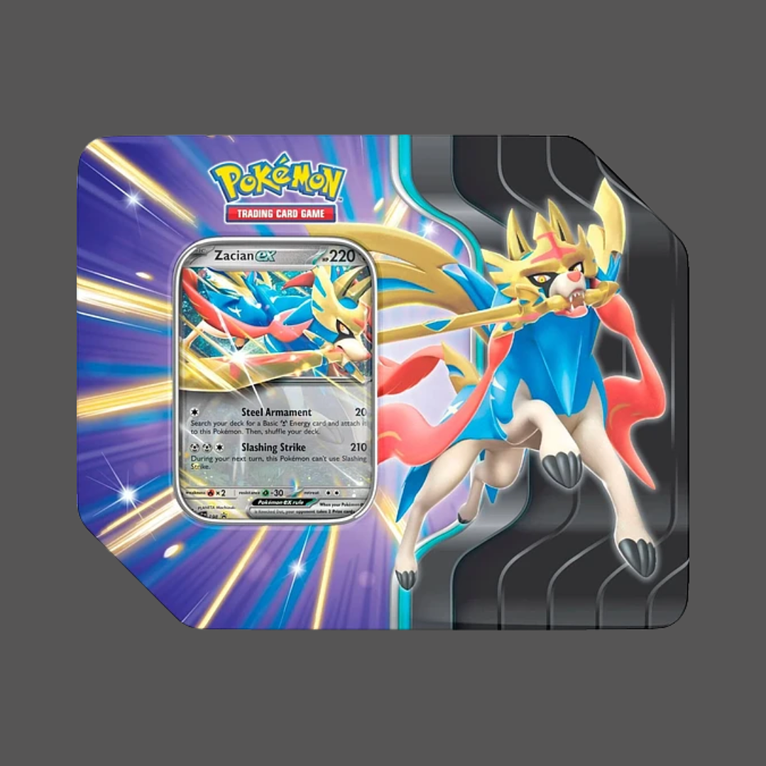 Pokemón TCG: Slashing Legends Tin (Inglés) 1