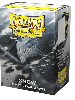 PROTECTORES STANDARD SIZE  MATTE DUAL (100) - DRAGON SHIELD