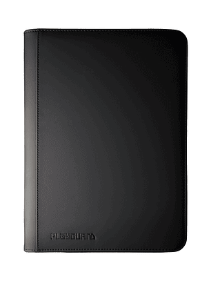 CARPETA PLAYGUARD NEGRA: Vault Series 9 Bolsillos 