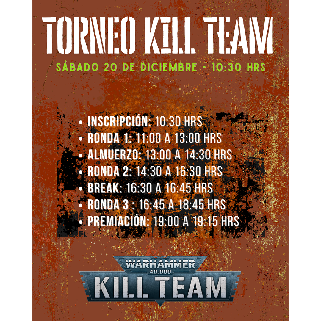 TORNEO KILL TEAM - SAB/20/DIC 3