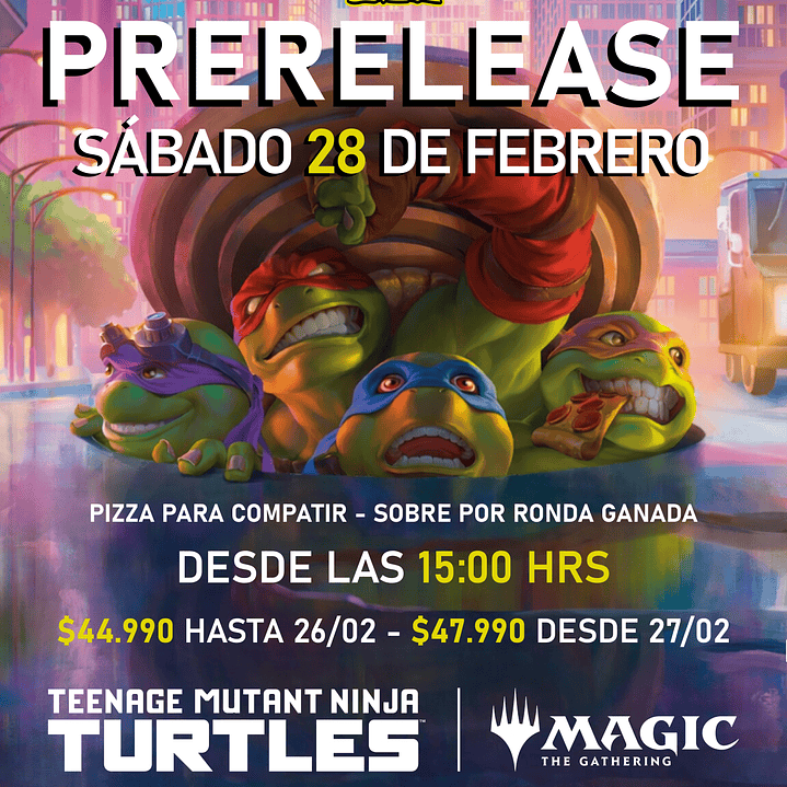 PRERELEASE TEENAGE MUTANT NINJA TURTLES 1