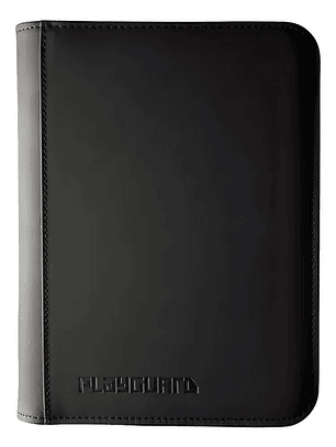 CARPETA PLAYGUARD NEGRA: Vault Series 4 Bolsillos 