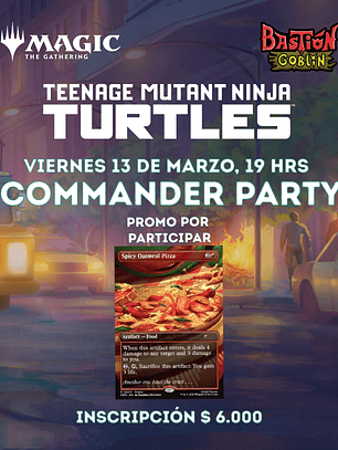 Commander Party Tortugas Ninja