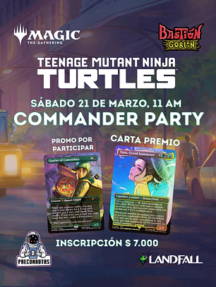 Commander Party TMNT - Preconautas